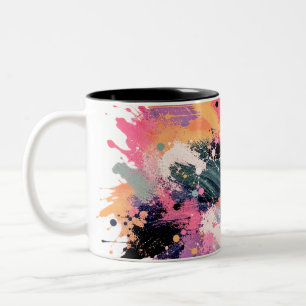 Chromatic Wildfire Two-Tone Coffee Mug