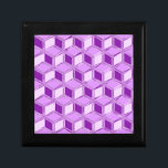Chrome 3-d boxes - violet purple<br><div class="desc">Chrome-look digital graphic of 3-d effect nested boxes in shades of deep violet purple to pale lilac</div>