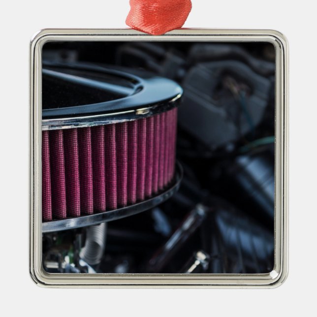 Chrome Air Intake Metal Ornament (Front)