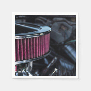 Chrome Air Intake Napkin