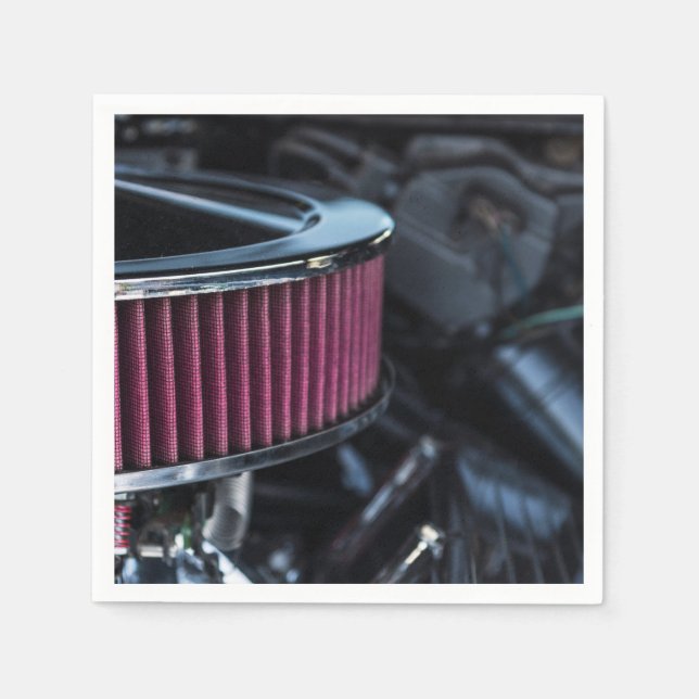 Chrome Air Intake Napkin (Front)