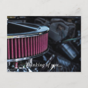 Chrome Air Intake Postcard