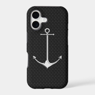 Chrome Anchor on Snake Skin Nautical Lifestyle