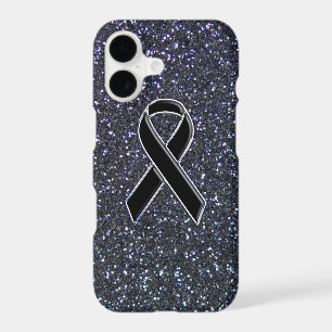 Chrome Black Ribbon Awareness Midnight Blue