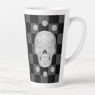 Chrome Calavera Watch Latte Mug