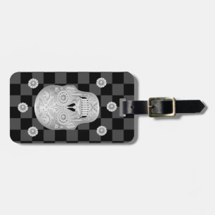 Chrome Calavera Watch Luggage Tag