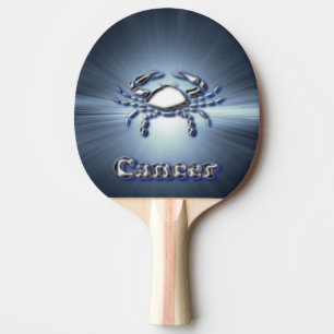 Chrome Cancer Ping Pong Paddle