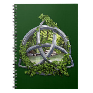 Chrome Celtic Trinity Knot Notebook