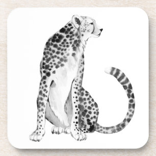 Chrome Cheetah Coaster