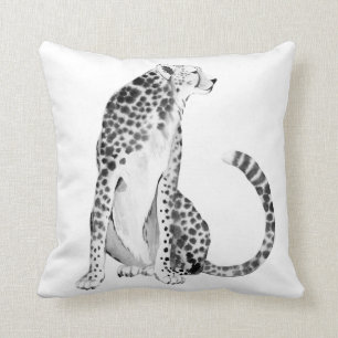 Chrome Cheetah Cushion