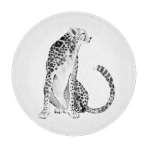 Chrome Cheetah Cutting Board