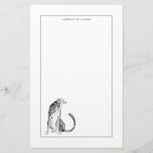 Chrome Cheetah Stationery