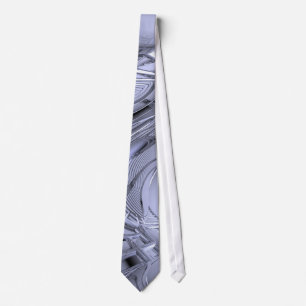 Chrome Designer Tie Necktie