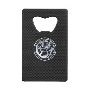 Chrome Dragon Crest dark Carbon Fibre Print