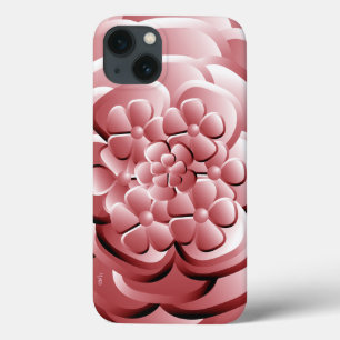 Chrome Flowers - Rubescent Case-Mate iPhone Case