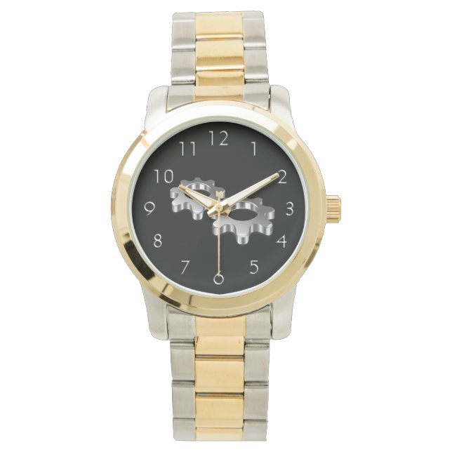 Chrome Gears Watch (Front)