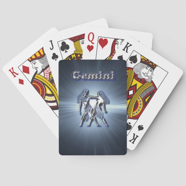 Chrome Gemini Playing Cards (Back)