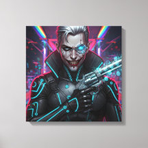 Chrome Harlequin Canvas Print