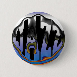 CHROME JAZZ 6 CM ROUND BADGE