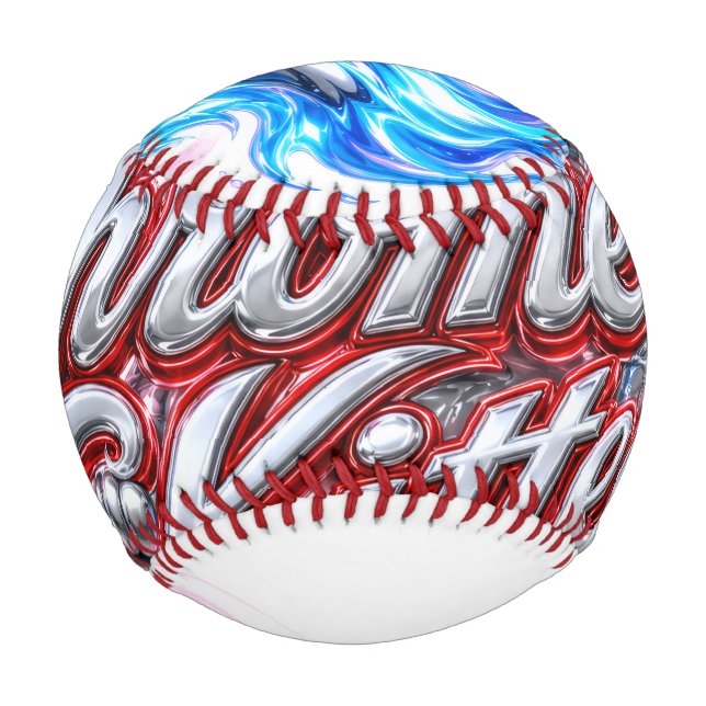 CHROME KITTEN Collectable Baseball  (Front)
