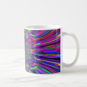 Chrome Laser Wave Mug