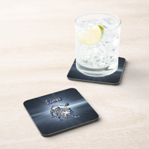 Chrome Leo Coaster