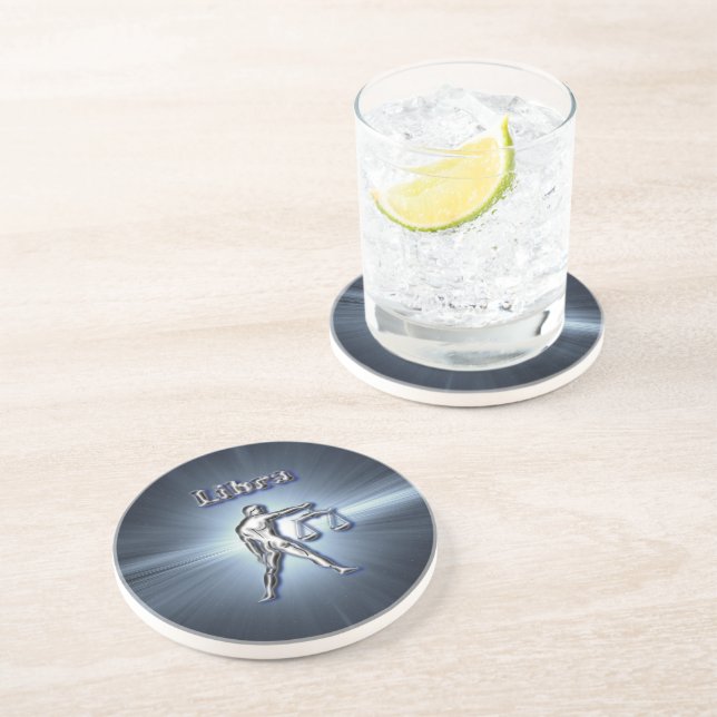 Chrome Libra Coaster (Side)