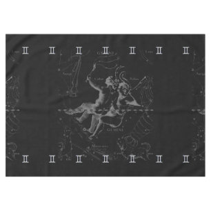 Chrome like Gemini Zodiac Sign on Hevelius Tablecloth