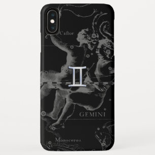 Chrome like Gemini Zodiac Symbol on Hevelius iPhone XS Max Case