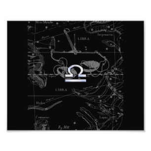 Chrome like Libra Zodiac Sign on Hevelius