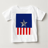 Chrome Like Star on Festive Patriotic Colours