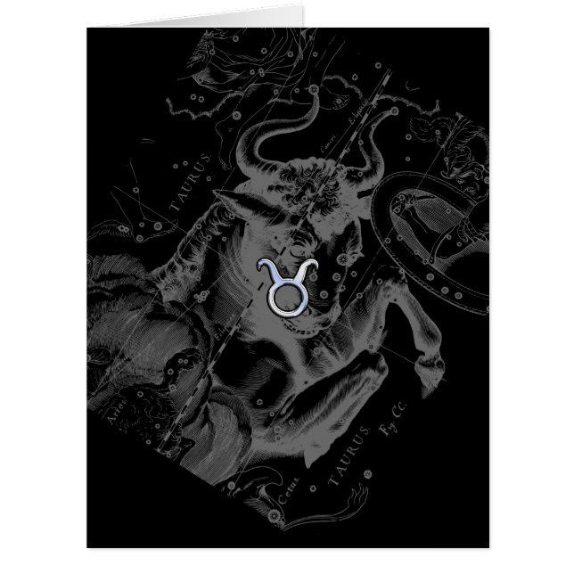 Chrome like Taurus Sign on Hevelius (Front)