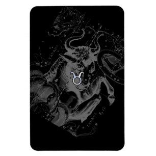 Chrome like Taurus Zodiac Sign on Hevelius Magnet