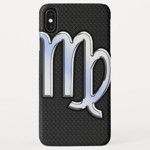 Chrome Like Virgo Zodiac Sign on snake skin iPhone XS Max Case