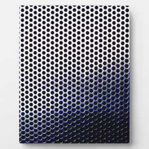 chrome mesh plaque