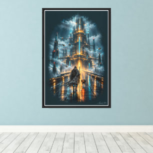 Chrome Pilgrim Canvas Print