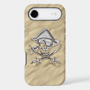 Chrome Pirate on Sandy Beach Print