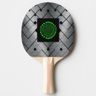 Chrome Pong Rhythm Ping Pong Paddle