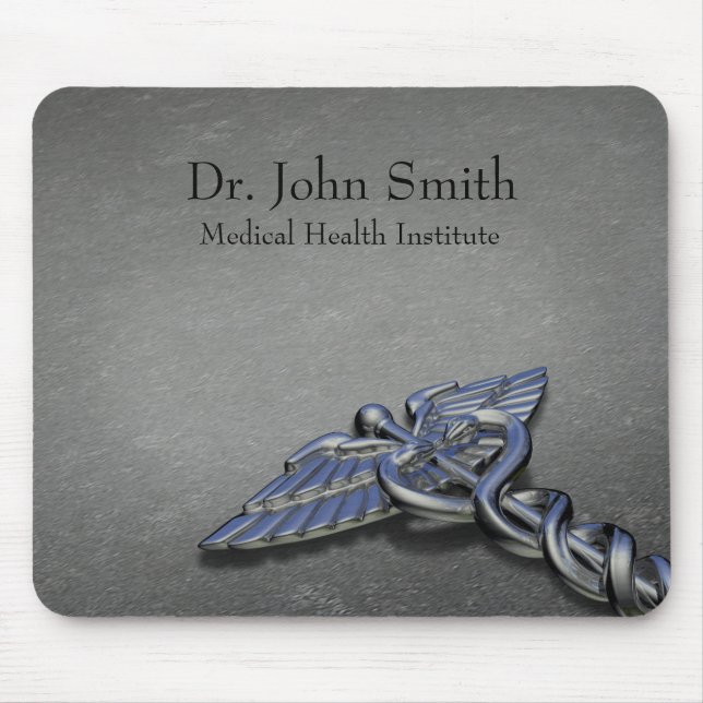 Chrome Professional Medical Caduceus - Mousepad (Front)