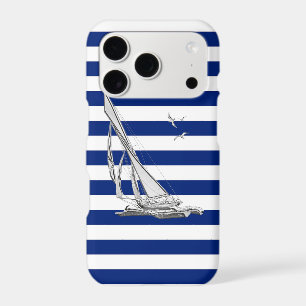 Chrome Sailing on Nautical Stripes