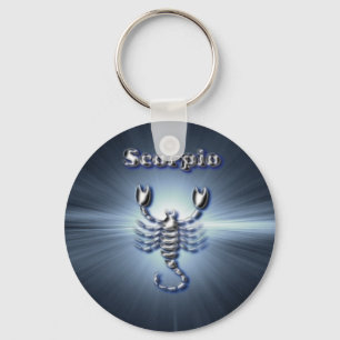 Chrome Scorpio Key Ring