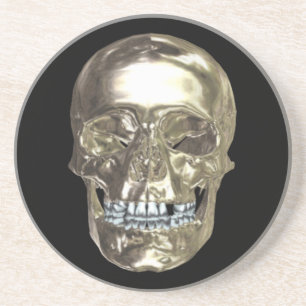 Chrome Skull Coaster