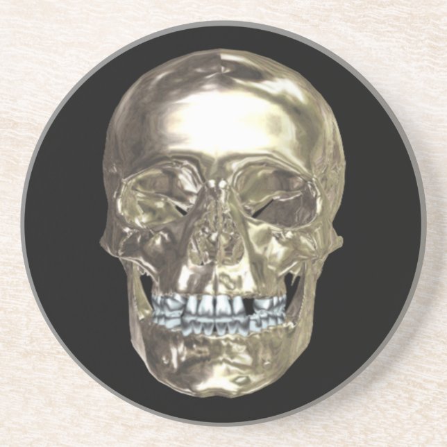 Chrome Skull Coaster (Front)