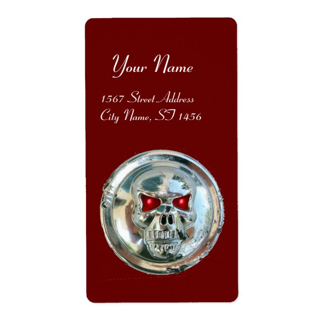 CHROME SKULL Red (Front)