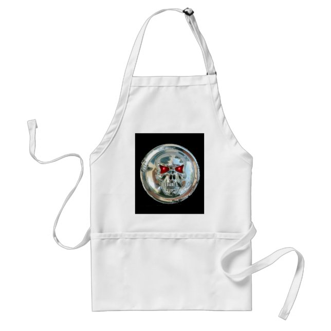 CHROME SKULL STANDARD APRON (Front)