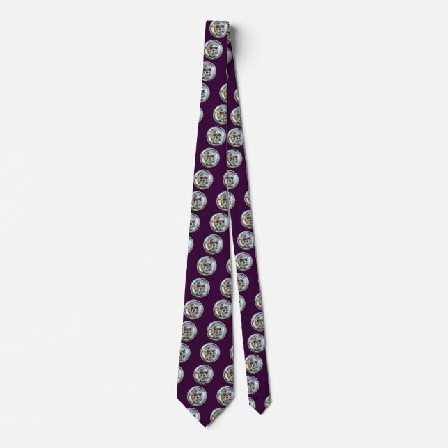 CHROME SKULL TIE (Front)