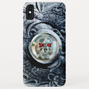 CHROME SKULL WITH FANTASY GRIFFINS iPhone XS MAX CASE