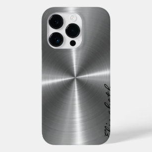 Chrome Stainless Steel Metal Look Case-Mate iPhone 14 Pro Case