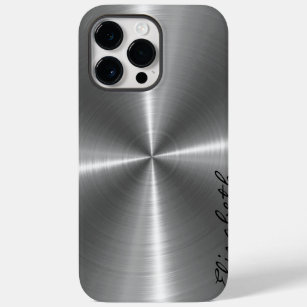 Chrome Stainless Steel Metal Look Case-Mate iPhone 14 Pro Max Case