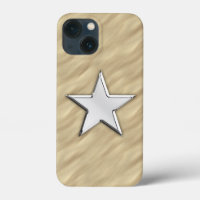 Chrome Star on Sandy Beach Print
